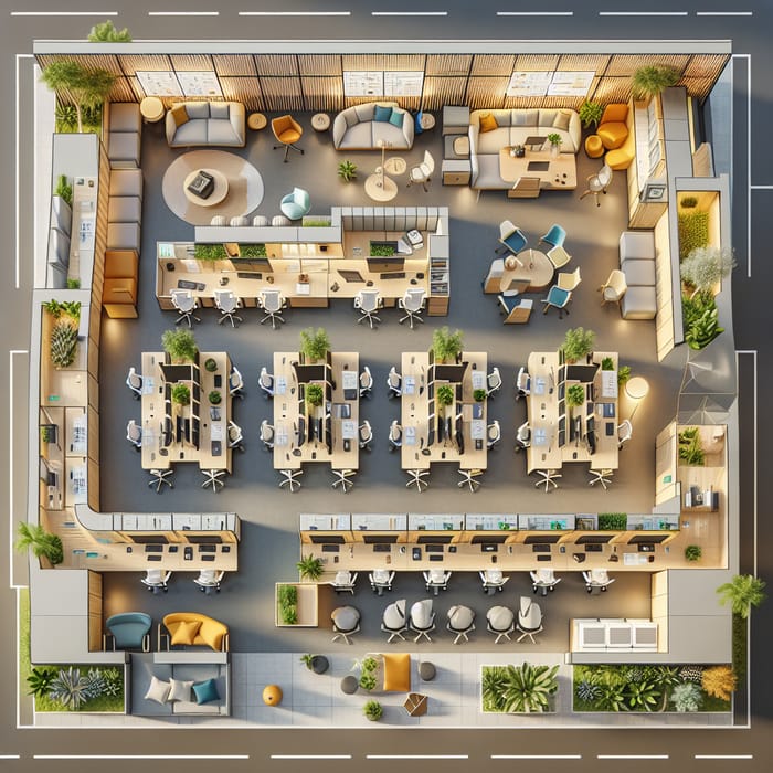 Office Floor Plan for Efficient Workspaces