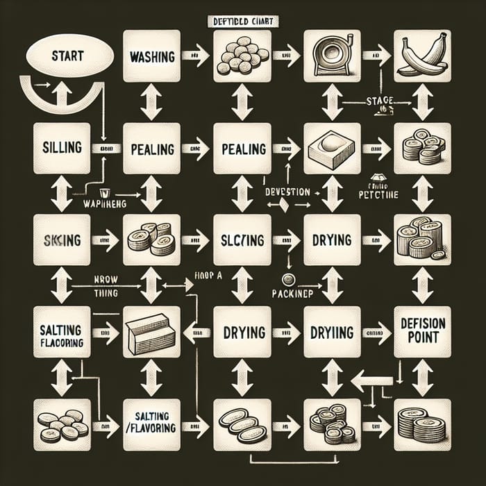 Step-by-Step Banana Chips Making Flow Chart