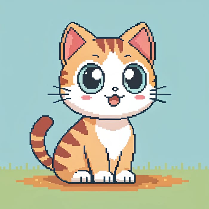 Pixel Cat: Unique Art for Cat Lovers