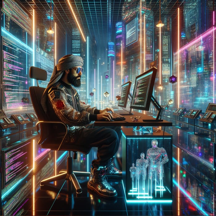 AI Developer in a Cyberpunk World: Future of Tech