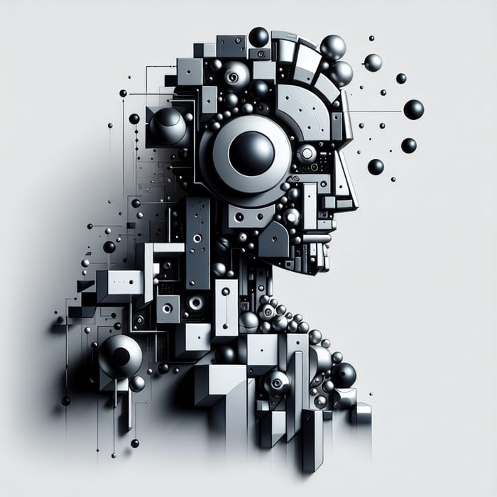 Abstract Robot Art - Futuristic Artistic Designs