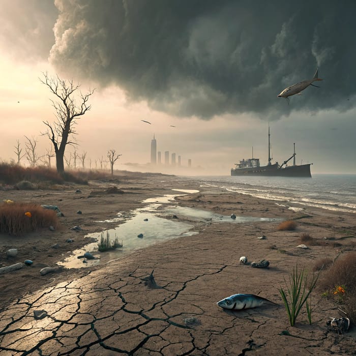 Dystopian 2050: Pollution and Desolation