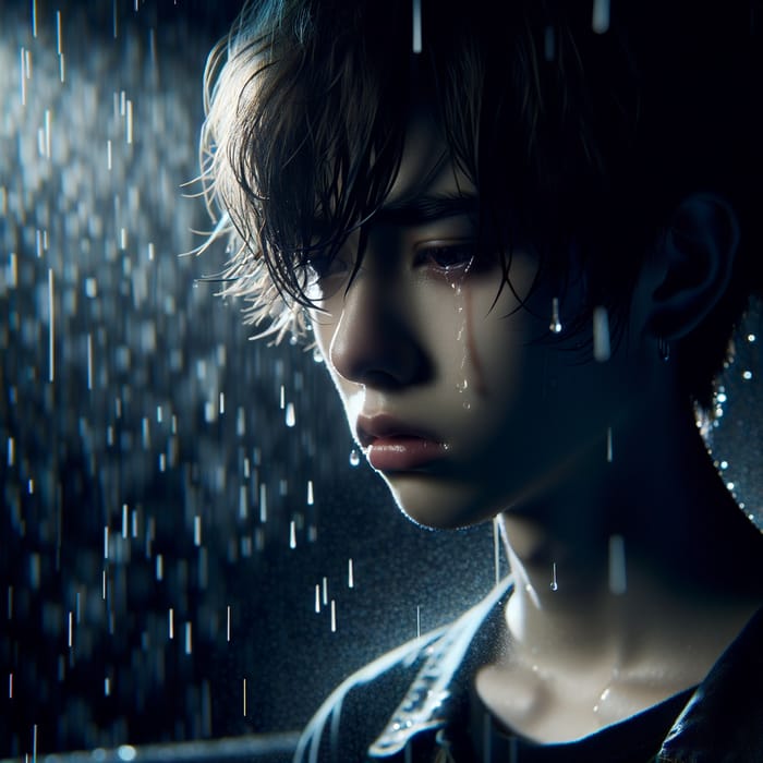 Heartbroken BTS Jeon Jungkook Caught in Torrential Rain