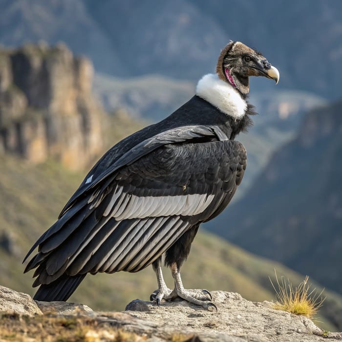 Proud and Muscular Chilean Condor