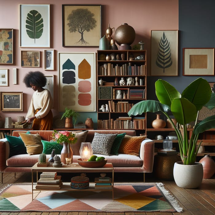 Cozy & Eclectic Home Decor: Unique Blend of Vintage & Contemporary Styles