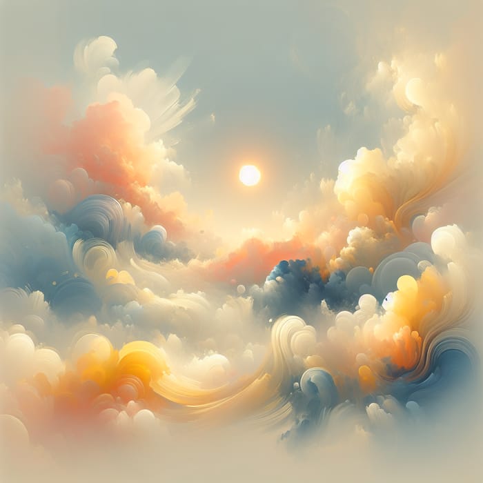 Capturing Morning Sun Essence | Warm Light Abstract Design