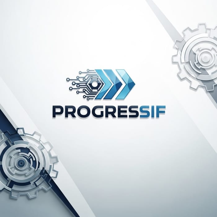 Sleek Logo Design for Progressif Software Company Sleek Logo Design for Progressif Software Company