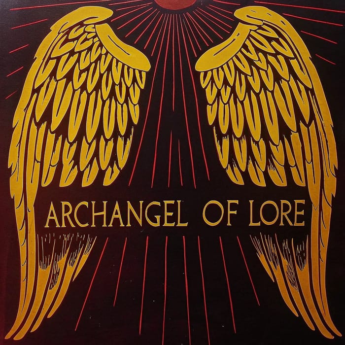 Archangel of Lore - Golden Wings Design