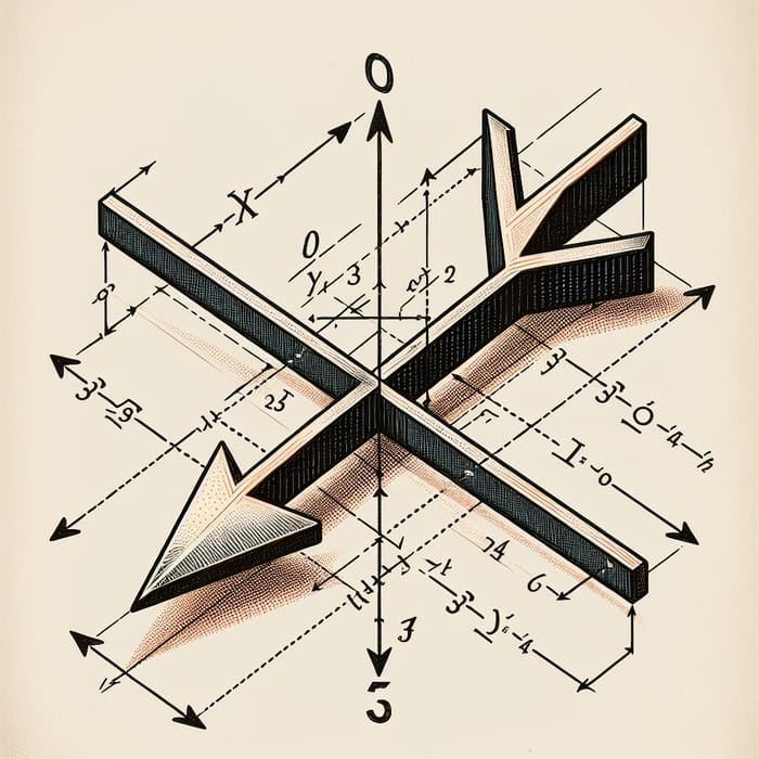 Detailed Mathematical Vector in Cartesian Coordinate System