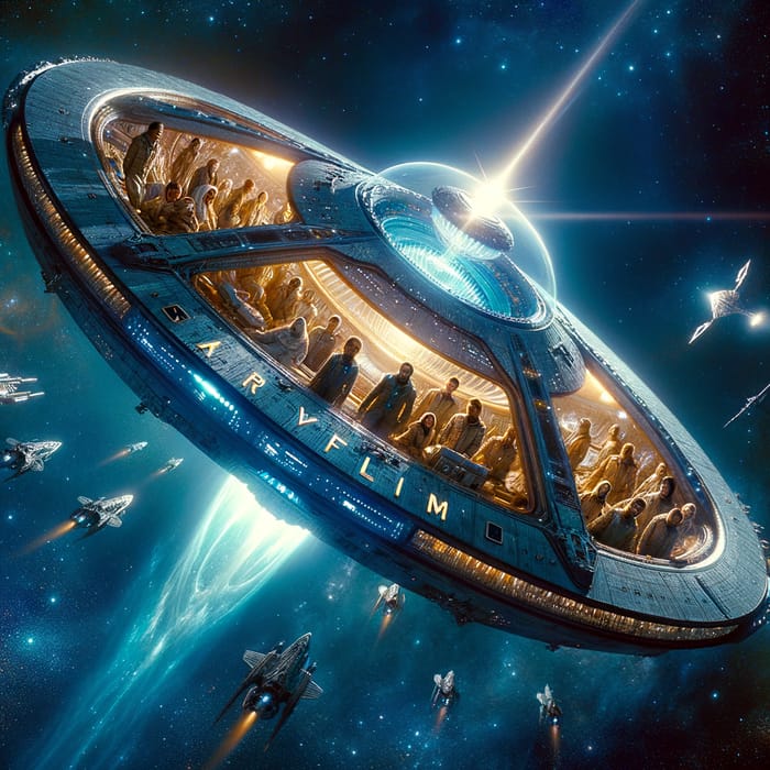 StarFilm: Movie Night on a State-of-the-Art Spaceship in Space