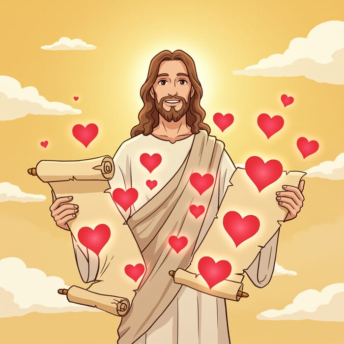Jesus Christ Cartoon: Love from the Law