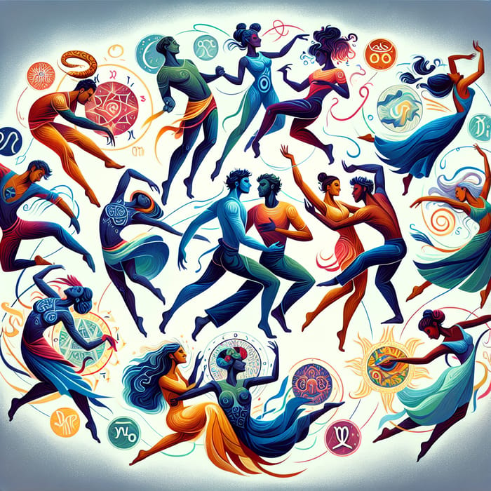 Passionate Zodiac Signs Dance