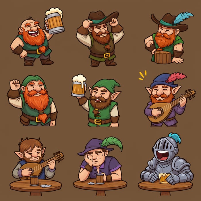 Tavern Related Emotes for Your Games
