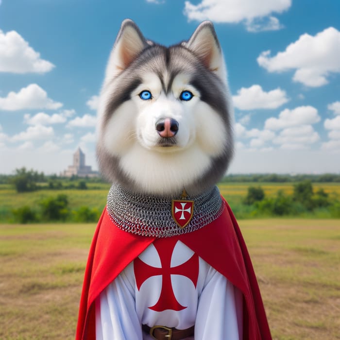 Husky Templar: Blue-Eyed Arctic Dog