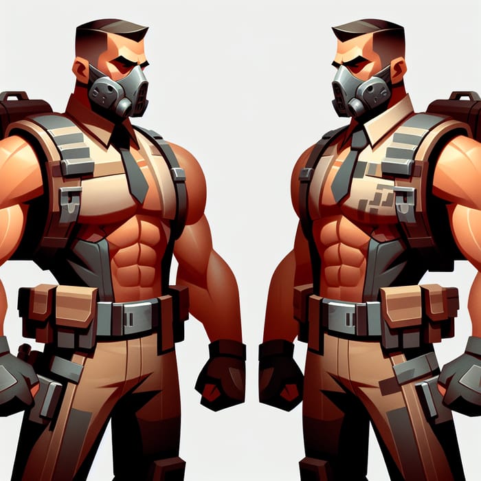 Terry Creed Character Art in Team Fortress 2 Style