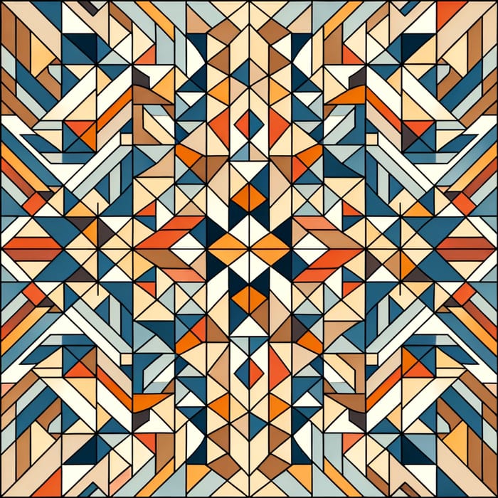 Unique Triangle and Square Tessellation Design