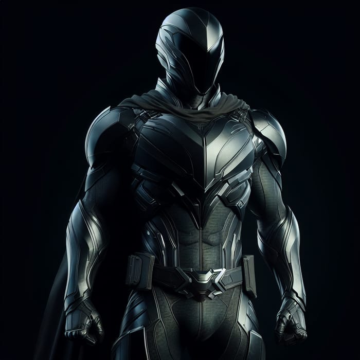 Mysterious Masked Knight in Futuristic Armor | Bold Stance