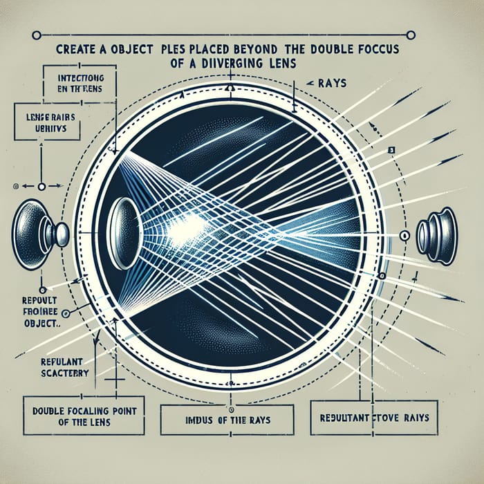 Object Visualization Beyond Double Focus Lens