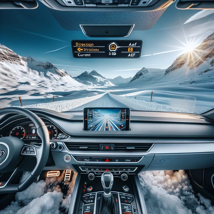 Audi S3 8L Running on Snow Mountains | Direction Panel AAF