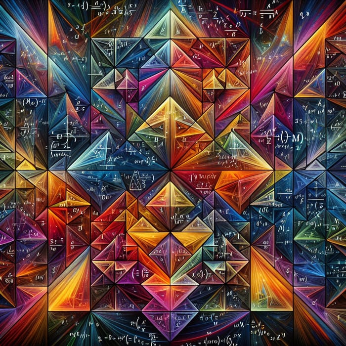 Vibrant Triangles: A Tapestry of Mathematical Elegance