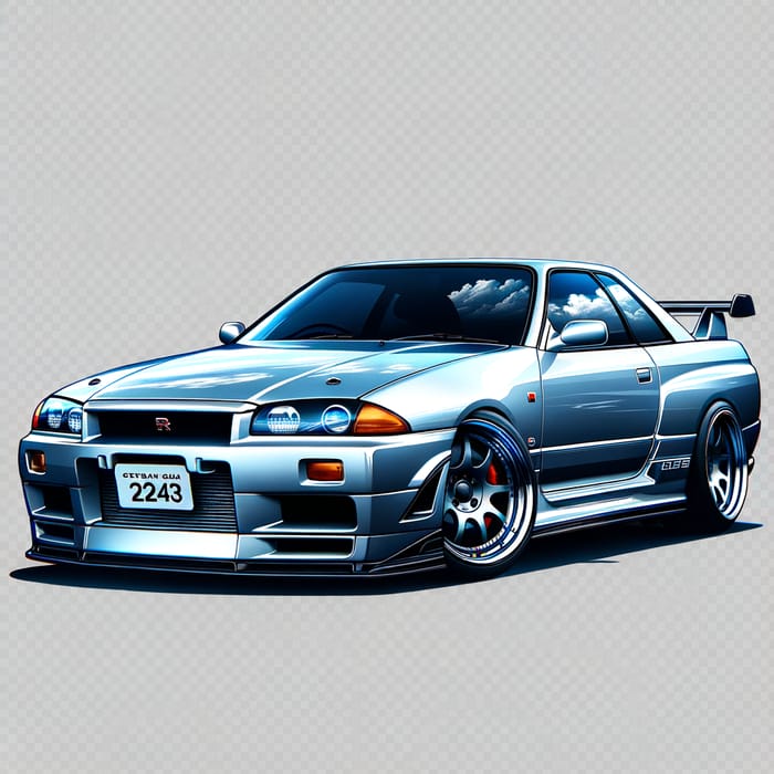 Nissan Skyline with Transparent Background