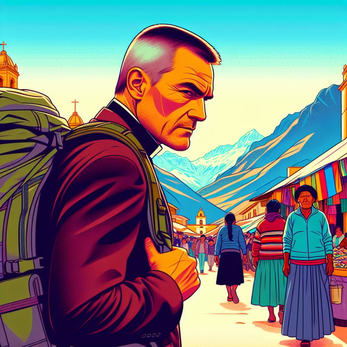 Fortitude of a Priest in Vibrant Bolivia