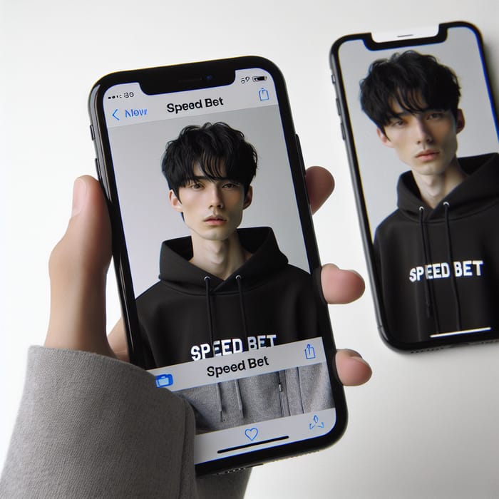Young Male in Black Hair with Sweatshirt | SPEED BET