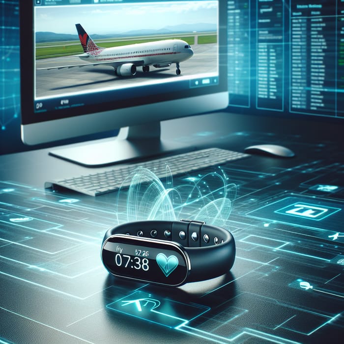 Smart Band Network for Efficient Airplane Boarding