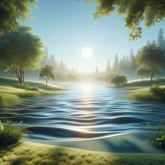 Tranquil Meditation Background - A Realistic & Comforting Setting