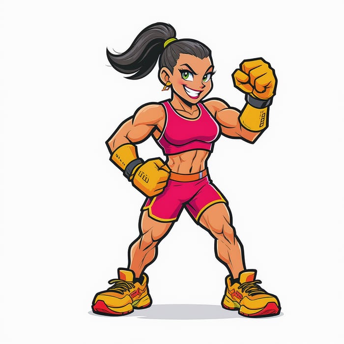 Dynamic Athletic Mascot Design in Vibrant Colors Dynamic Athletic Mascot Design in Vibrant Colors