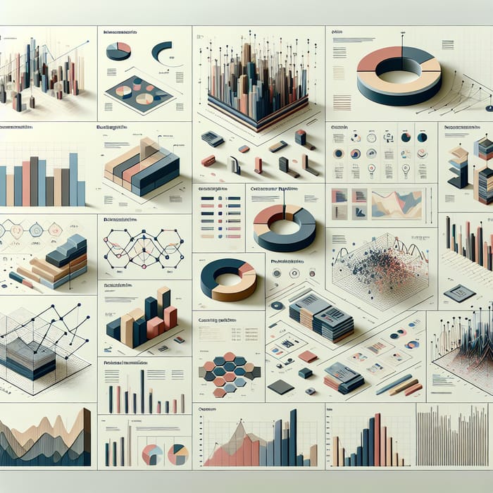 Modern Minimalist Customer Data Visualization