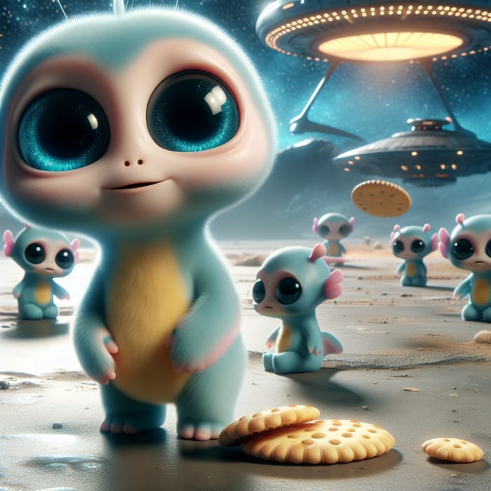 Adorable Alien: Charming Extraterrestrial Creature