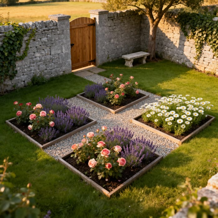Create a 4m X 8m Walled Garden