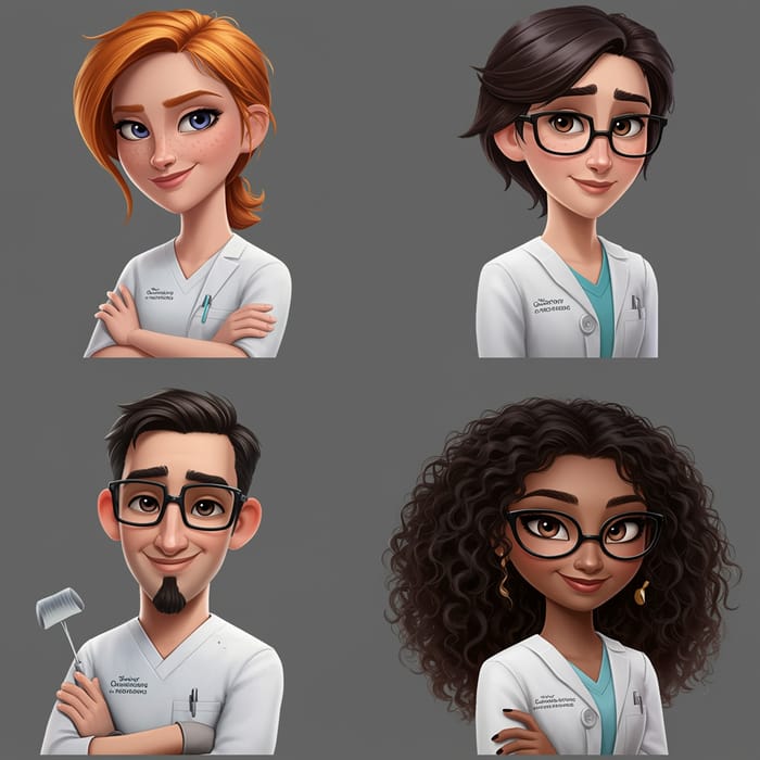 Unique Pixar Dentists Characters