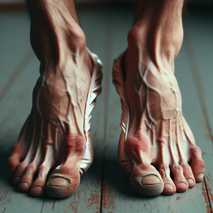 Ballet Dancer Feet: Signs of Dedication and Strain