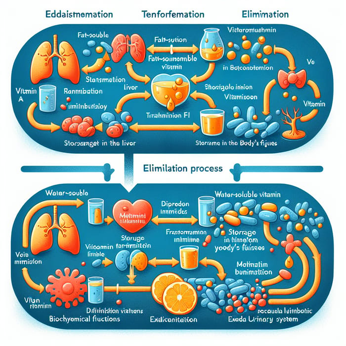 Metabolism of Vitamins: A Visual Guide