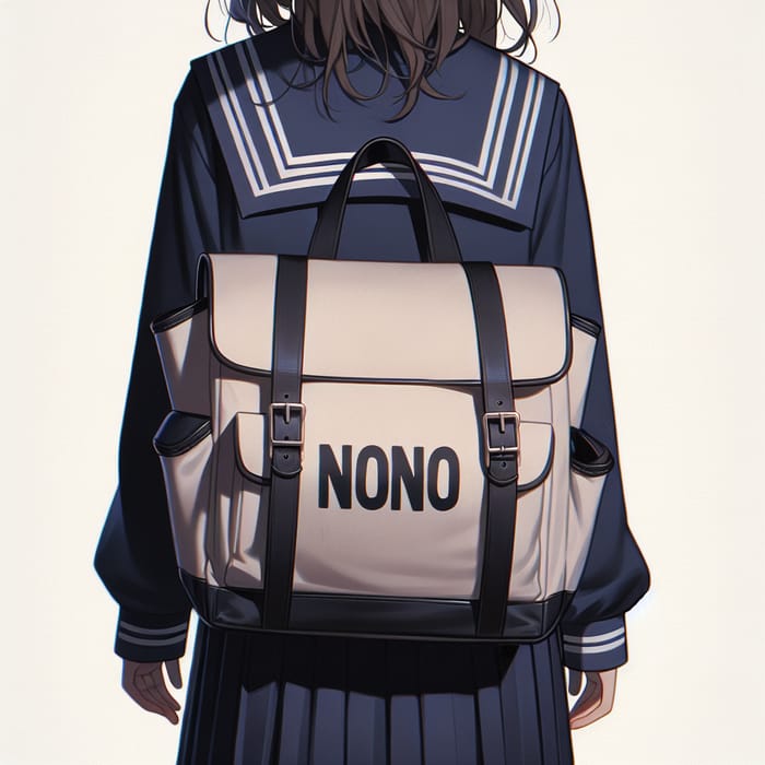 School Girl with Navy 'Nono' Bag | Back to School Style