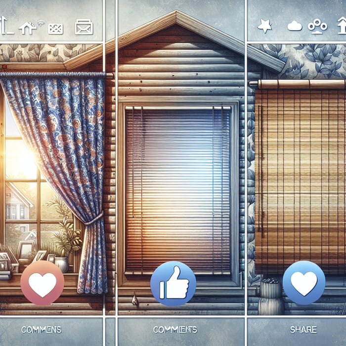 Social Media Blinds Post Ideas | Window Decorating Tips