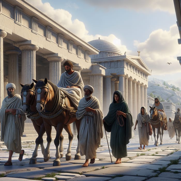 Healing Horses in Ancient Greece: A Serene Journey