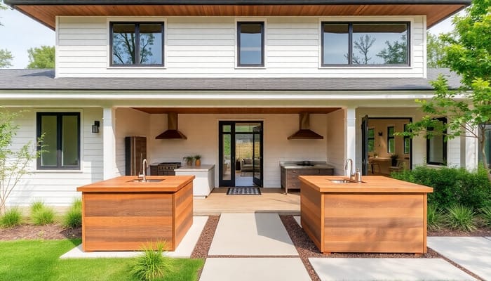 Charming Modern Farmhouse with Split Level Entry