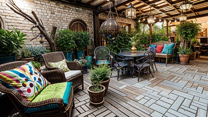 Eclectic Outdoor Patio Design Ideas