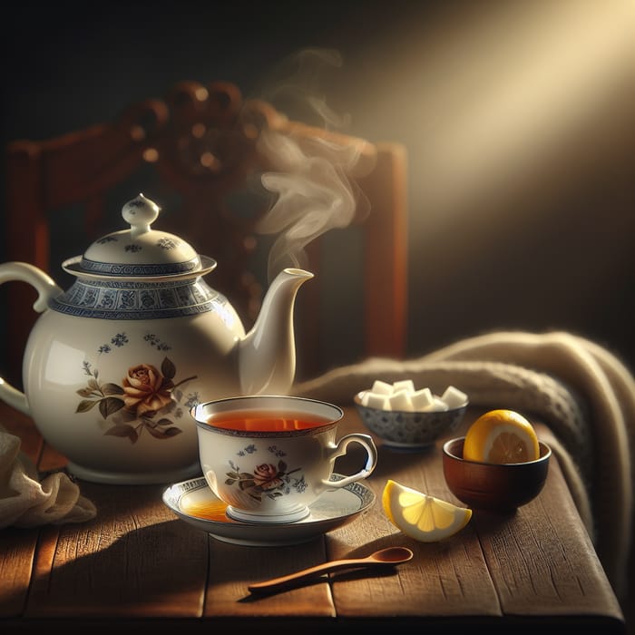 Elegant Tea Set: A Cozy Tea Experience