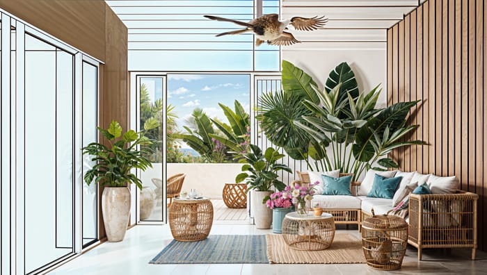 Tropical Living Room Design Ideas