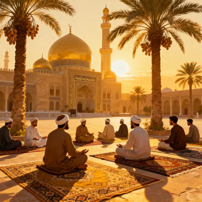 Serene Madinah: Naat Shareef & Golden Sunset Scene Serene Madinah: Naat Shareef & Golden Sunset Scene