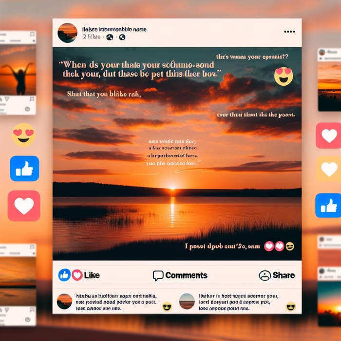 Create Eye-Catching Facebook Posts | Social Media Generator