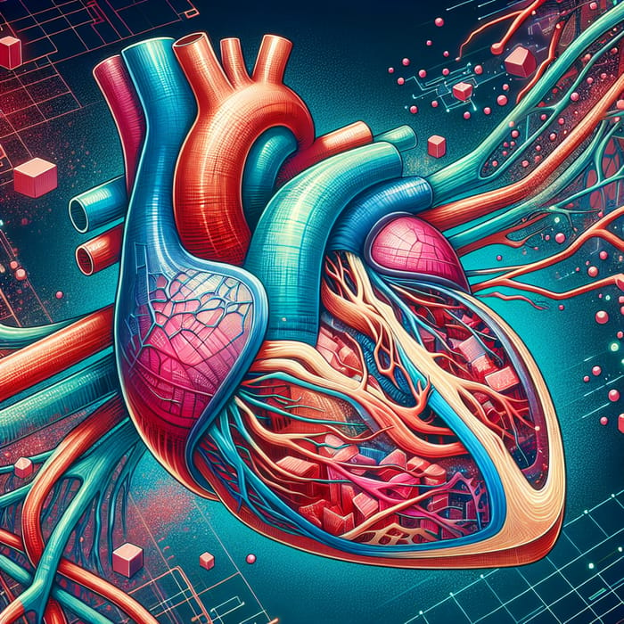 Aortic Dissection: Dynamic Radiology & AI Illustration