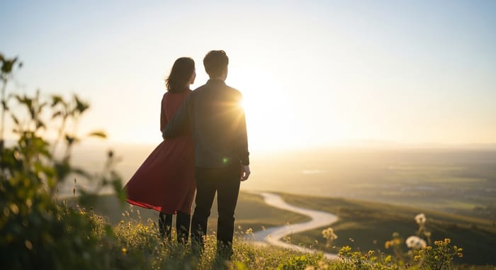 Hopeful Sunrise: Embrace a Bright Future Hopeful Sunrise: Embrace a Bright Future