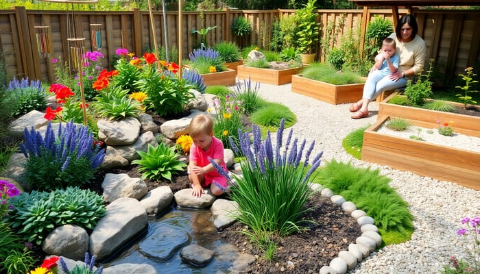 Peaceful Sensory Garden for Autistic Children Peaceful Sensory Garden for Autistic Children
