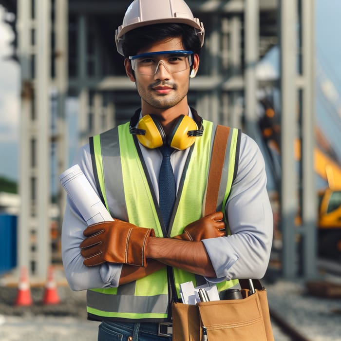 Worker in Workwear