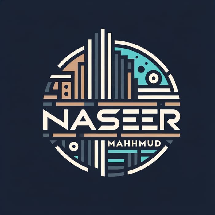 Naser Mahmud Logo Design | Sleek Lines & Architectural Motifs